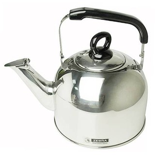 Ấm đun nước inox 304 Zebra Thái Lan Bella 4L-113532. có còi reo, dùng đc trên bếp từ