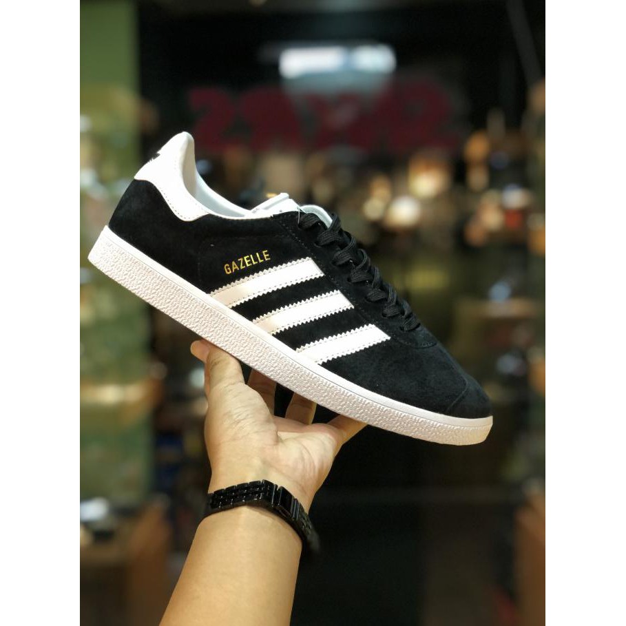 Giày Thể Thao Adidas Gazelle Màu Trắng Đen Cho Nữ