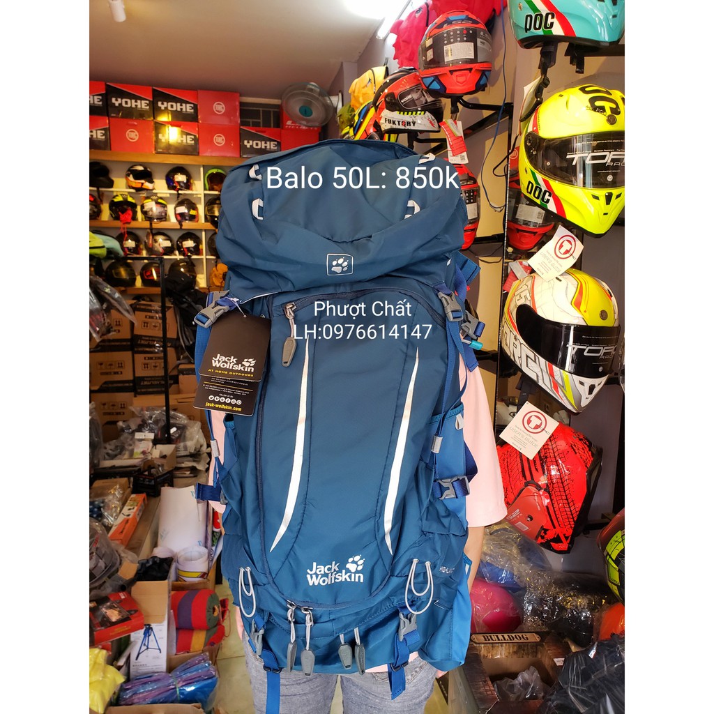 Balo Jack Wolfskin 50 lít leo núi,đi phượt,dã ngoại