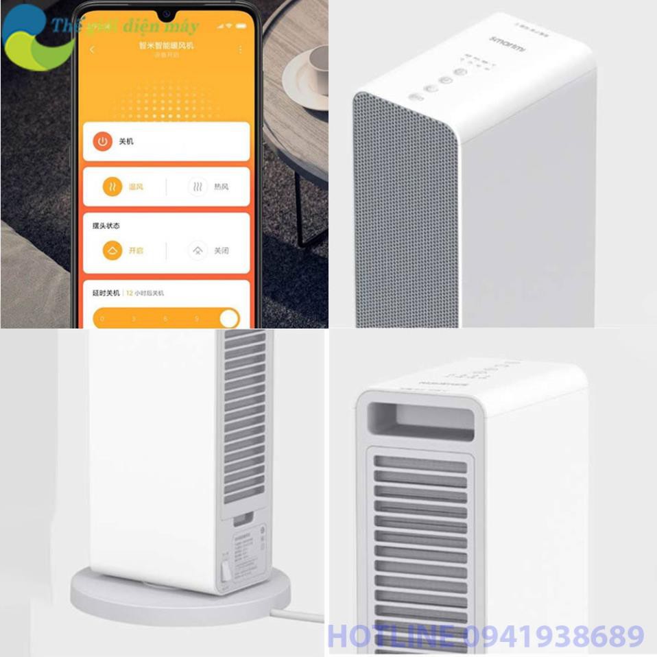 Quạt sưởi thông minh Xiaomi Smartmi Smart Fan Heater Bản quốc tế - Bảo hành 12 tháng -vanduc