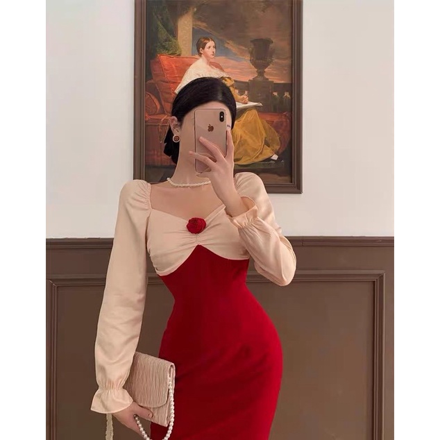 Đầm Ôm Body Nơ Ngực Tôn Dáng Chân Dài [ kèm video] | BigBuy360 - bigbuy360.vn