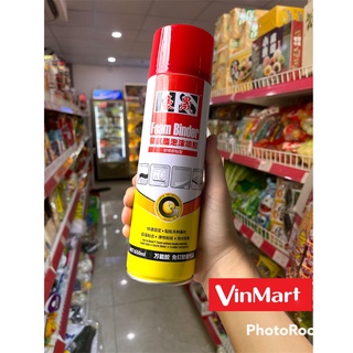 Keo dán Sắt, dán Gỗ, dán thạch cao, dán Bê Tông, dán Đá, vật liệu xây dựng - Keo dán dạng xịt đa năng Foam Binder