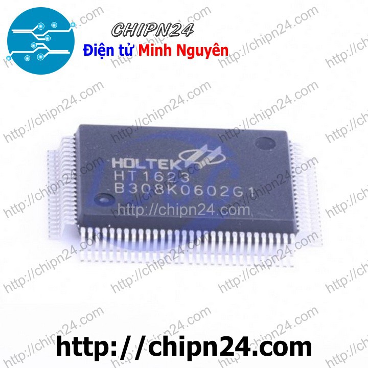 [1 CON] (SOP) IC Dán HT1623 QFP-100 (SMD) (1623)