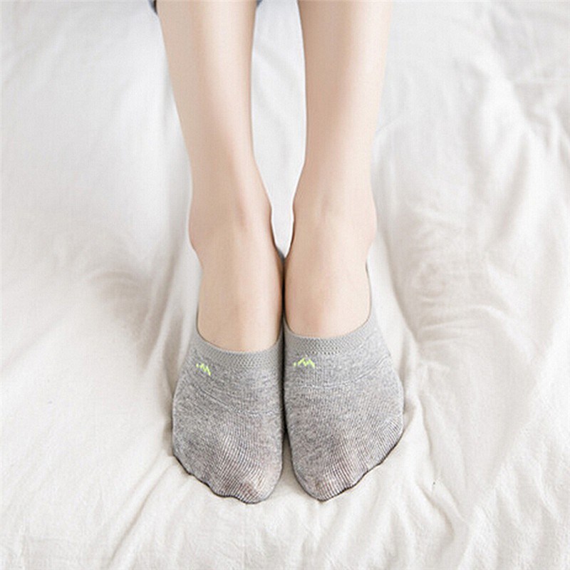 Vớ Cotton Cổ Thấp Màu Sắc Ngọt Ngào Thời Trang Cho Nữ
