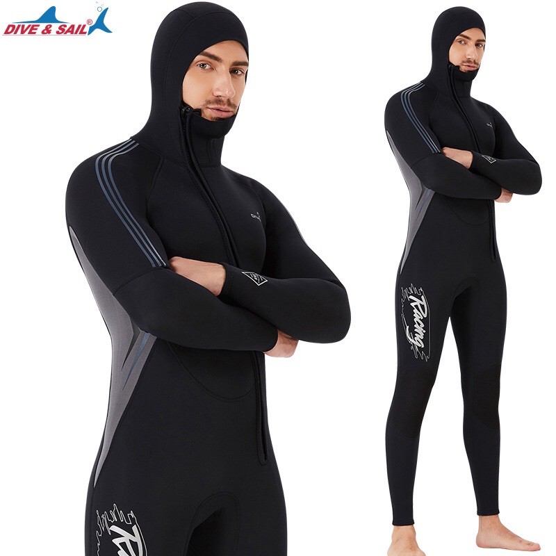 Bộ đồ lặn biển cao cấp hiệu Dive&Sail 3mm có mũ