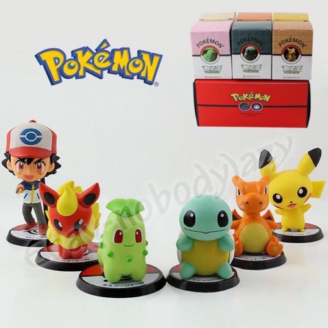 Set 6 mô hình pokemon 02