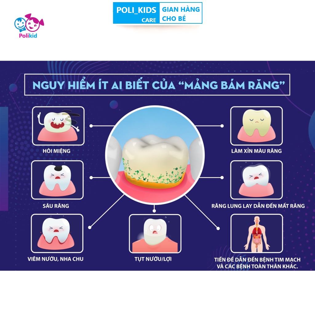 Kem Đánh Răng FLUOR KIN JUNIOR ® 95g - Ngừa Sâu Răng Cho Trẻ Em Từ 6 Tuổi