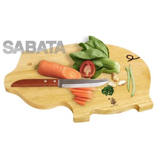 Thớt hình heo lớn gỗ đức thành - 06321
