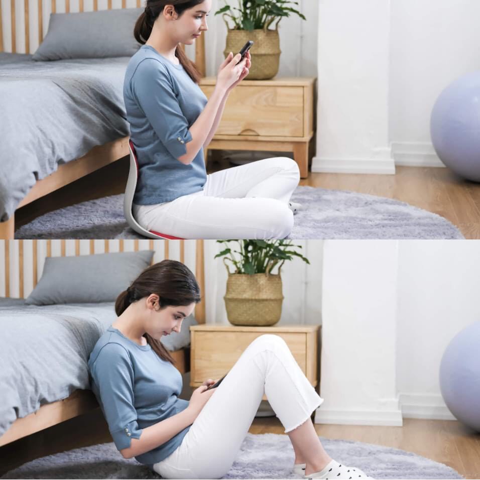 Ghế Curble Chair Wider màu đen - Ghế điều chỉnh tư thế ngồi chuẩn chống gù lưng. Chính hãng Ablue Korea