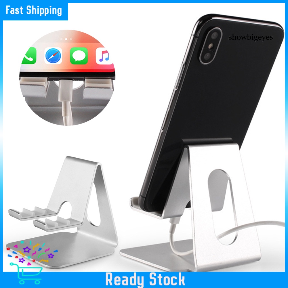 Giá Đỡ Điện Thoại / Máy Tính Bảng Bằng Hợp Kim Nhôm Chống Trượt Có Thể Điều Chỉnh