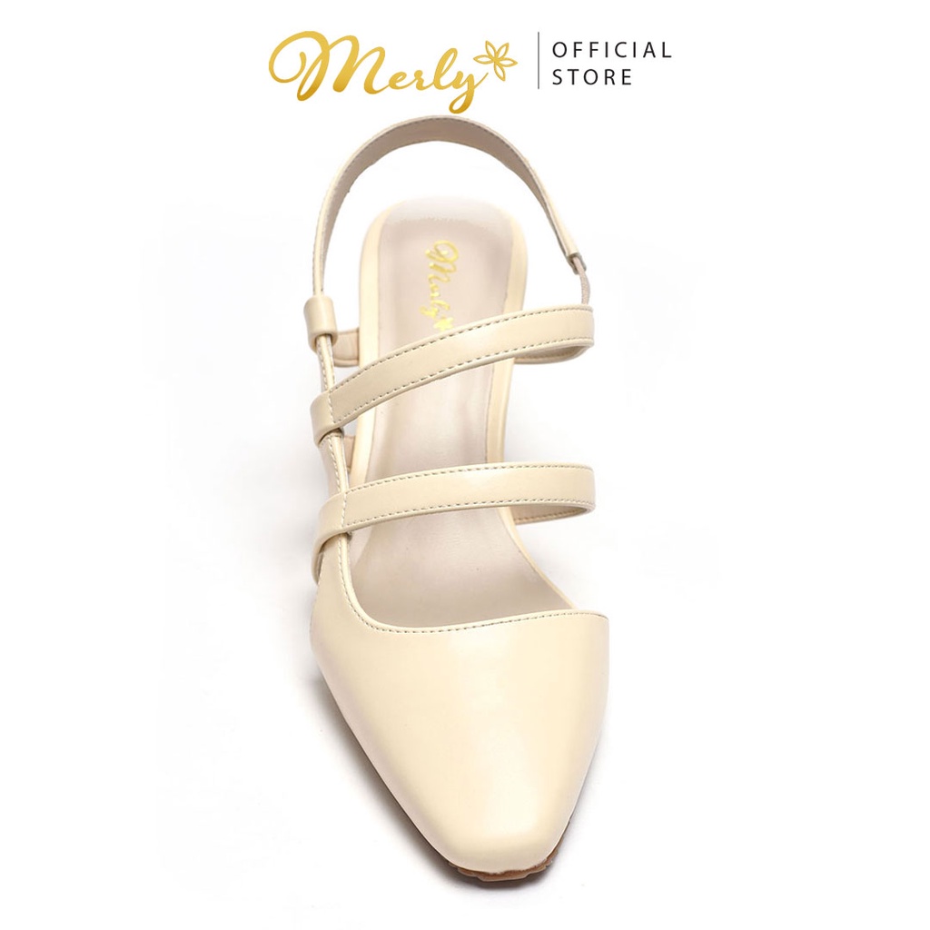 Giày Slingback gót thấp Merly 1444
