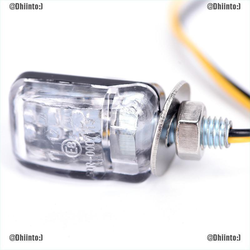 Bộ 2 đèn xi nhan mini 6 bóng led 12v chuyên dùng cho xe mô tô