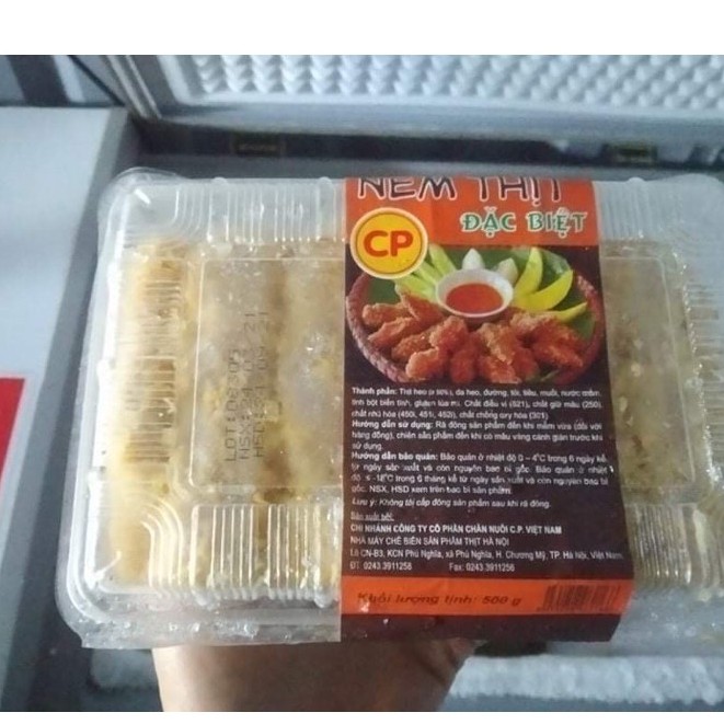 NEM CHUA RÁN - NEM THỊT ( Hộp 500g ) - Hoả tốc Hà Nội