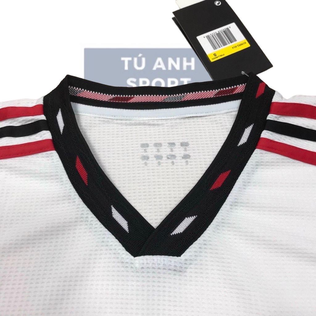 Bộ Quần Áo Bóng Đá M.U Trắng Fex Thái Mẫu  Mới Đét