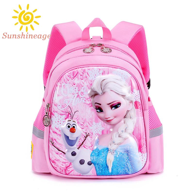 Kindergarten Schoolbag Boys Girls Backpack Cartoon Anime Printed Children's Bag