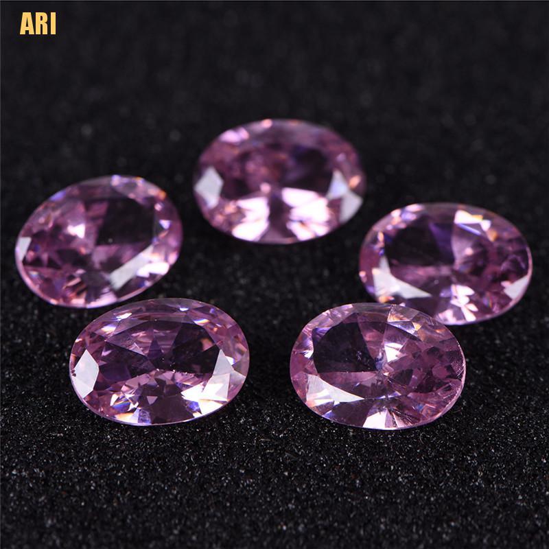 Đá Zircon Tự Nhiên Hình Oval Kích Thước 10X14Mm Dùng Làm Trang Sức Thủ Công