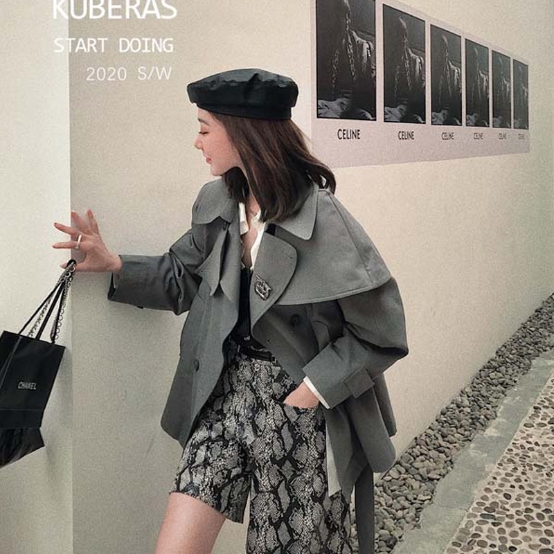 Mũ nồi, beret da trơn Hàn quốc 2 lớp