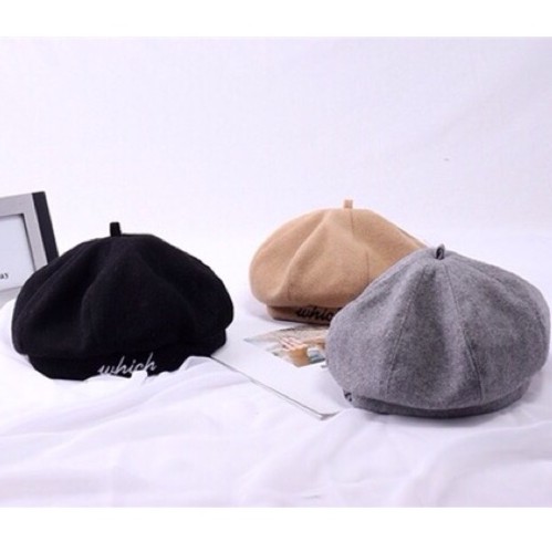 Mũ nồi beret chất dạ phong cách hàn quốc