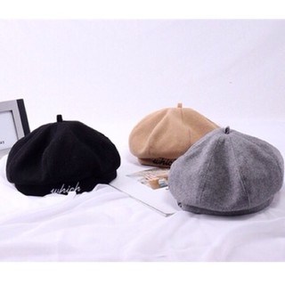 Mũ nồi beret chất dạ phong cách hàn quốc