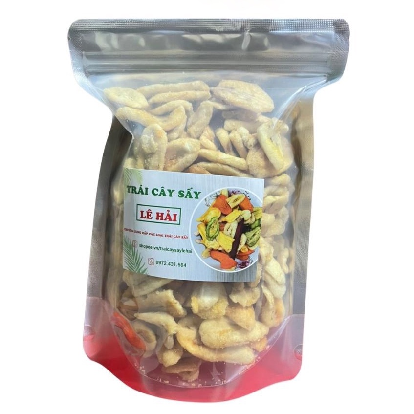 [Mã GROSALE giảm 10% đơn 150K] Chuối sấy giòn hàng vụn 1kg Lê Hải, giòn rụm, không chát