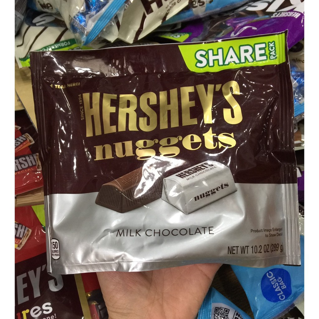 Socola Hershey Nuggets Milk Choco 289G