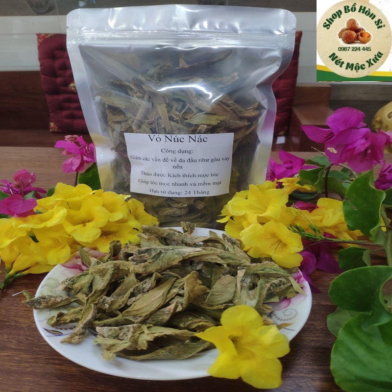 Vỏ Núc Nác Gội Đầu (100g)