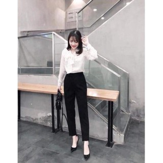 QUẦN CÔNG SỞ BAGGY GẤU LỆCH