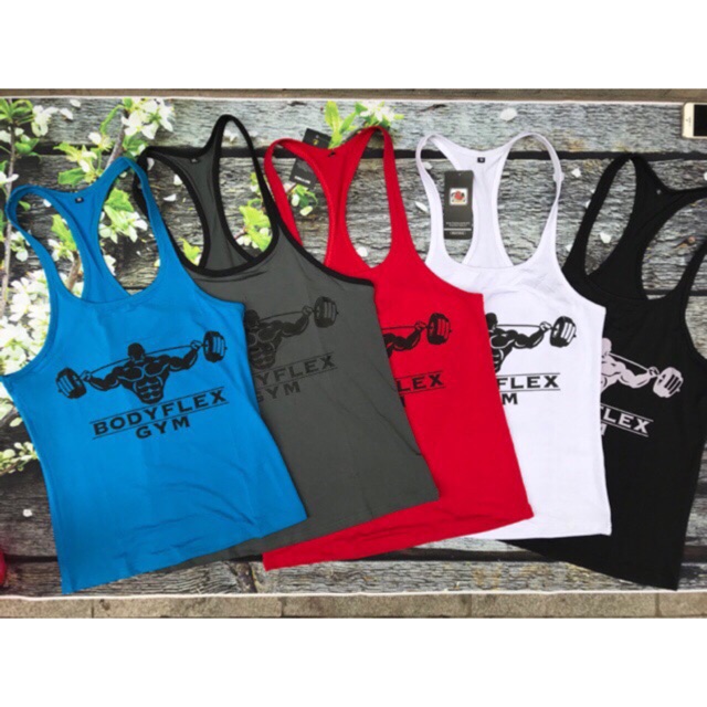 Áo Ba lỗ tập gym dây nhỏ cotton lạnh co giãn 4 chiều