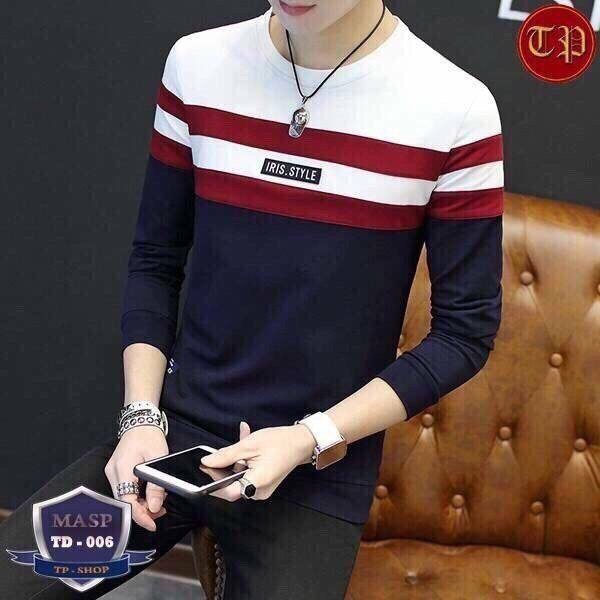 Áo thun nam tay dài cổ tròn vải Thun cotton co giãn Skymen Fashion shop - ATN2 | BigBuy360 - bigbuy360.vn