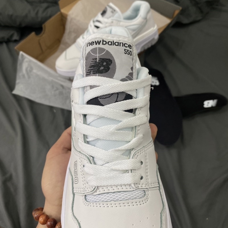 GIÀY NEW.BALANCE 550 ALL WHITE LAI AU