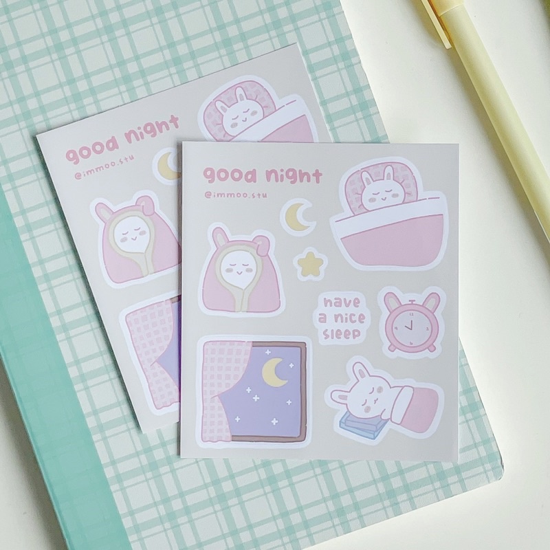 [immoo] Sticker / Hình dán GOOD NIGHT