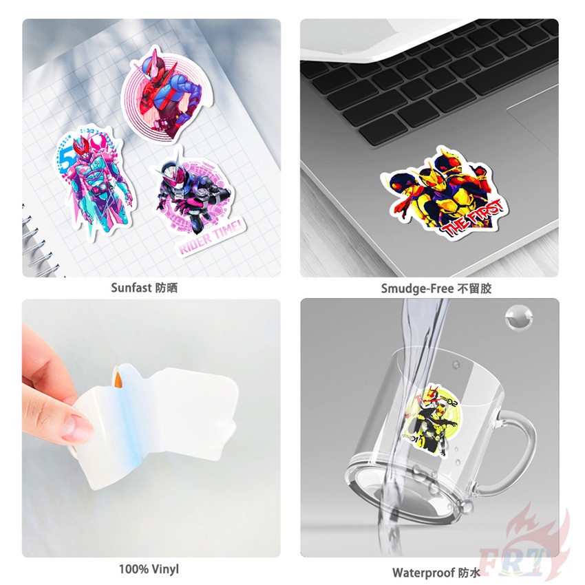 ❉ Hình Dán Rider Series 03 ❉ Bộ 50 Sticker Kamen Rider Thời Trang