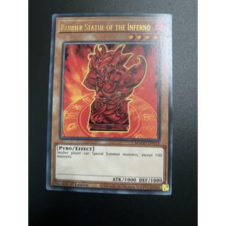 bài yugioh: barrier statue of the inferno