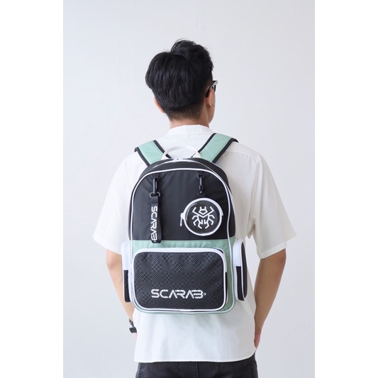 Balo Đi Học SCARAB - DANGLING™ Backpack Xanh Mint