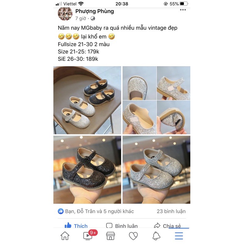 giày cho bé+3% phí shopee