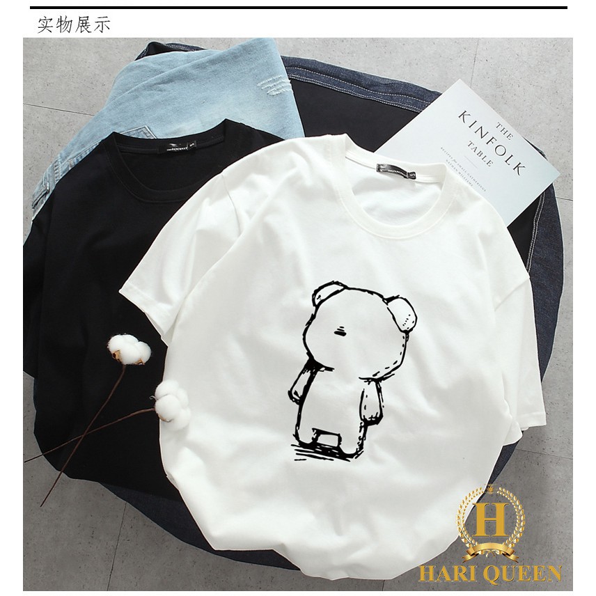 [FREESHIP ĐƠN TỪ 50K] Áo phông gấu quay lưng HARI0320