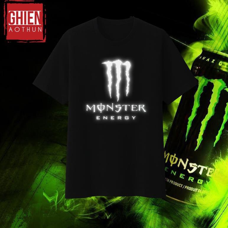 BÁN CHẠY🔥 Áo Thun Energy Drink Phản Quang Monster