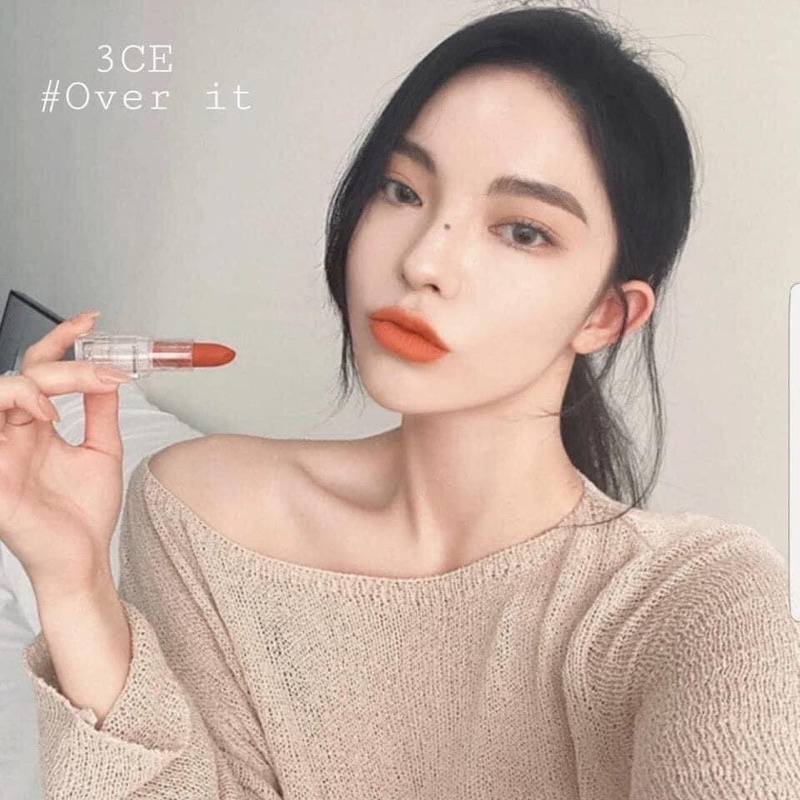 Son thỏi 3CE SOFT MATTE OVER IT Cam cổ điển