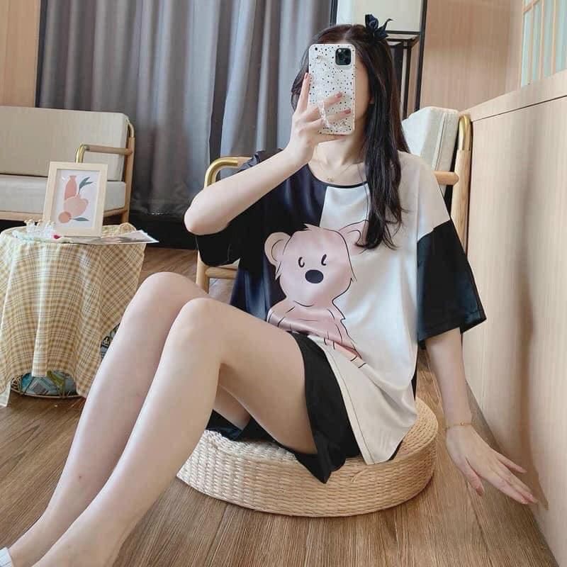 bộ đồ lụa latin đùi hàng quảng châu phom to đến 65kg