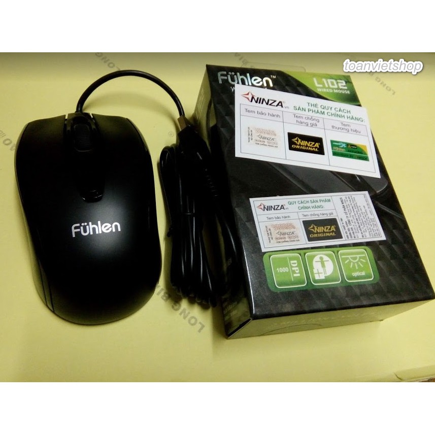 Chuột vi tính Fuhlen L102 có dây cắm cổng usb