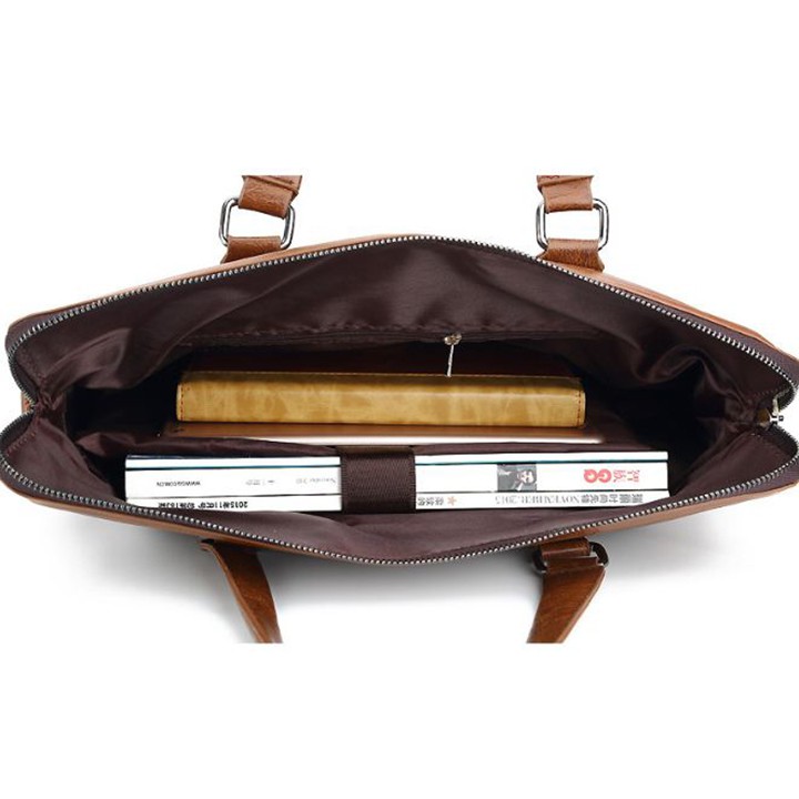 Cặp sách Jeep chất liệu da pu trơn loại 1 siêu bền , cặp sách nam da cao cấp giá rẻ | BigBuy360 - bigbuy360.vn