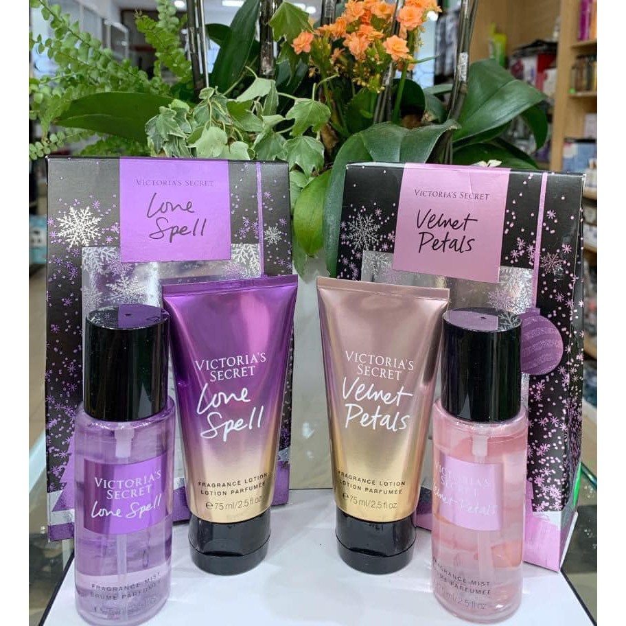 Set Xịt Thơm và Dưỡng Thể VICTORIA'S SECRET FRAGRANCE MIST & LOTION Mùi Velvet Petals | BigBuy360 - bigbuy360.vn