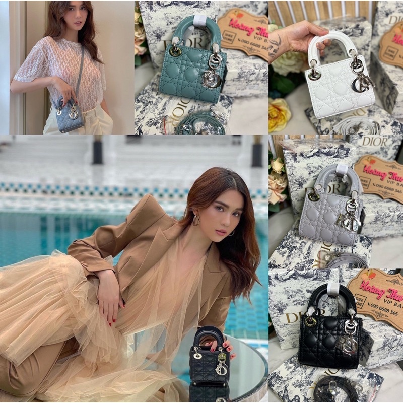 Túi xách Di Lady nano bé xíu , HÀNG SUP CAO CẤP chi tiết chuẩn - ẢNH THẬT