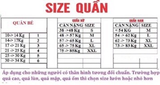 Combo đồ gia đình thun cotton 100%