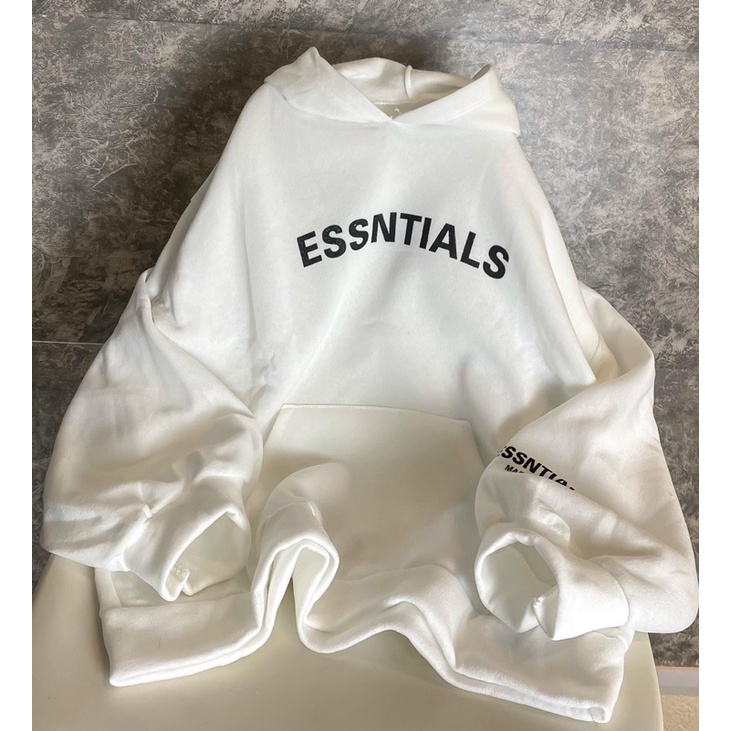 [Ảnh Thật] Áo hoodie Essentials Áo hoodie bằng cotton tay dài có mũ trùm họa tiết phong cách thể thao cho nam và nữ | WebRaoVat - webraovat.net.vn