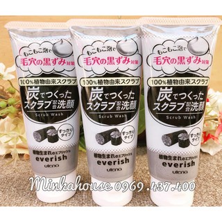 Sữa rửa mặt tẩy da chết Utena Everish