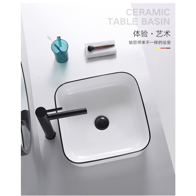 CHẬU LAVABO ĐẶT BÀN - SỨ CAO CẤP