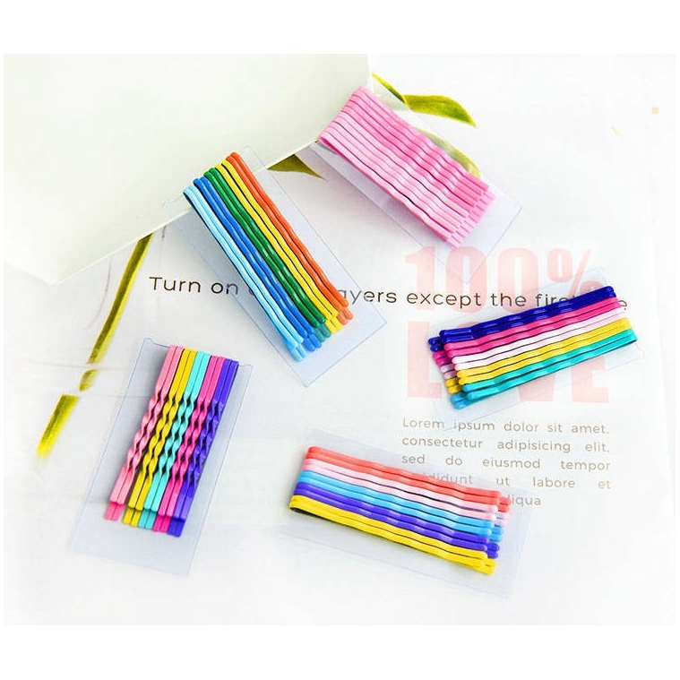 Vỉ 10 kẹp tăm sắc màu