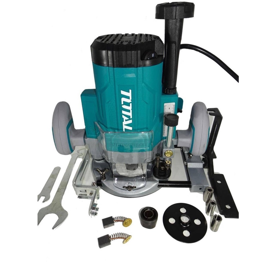 Máy phay gỗ 2200W - 12.7M Total TR111226 + kèm 1 bộ than và linh kiện