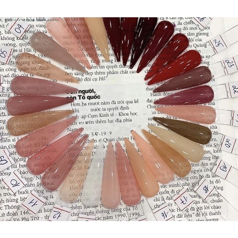 Sơn gel thạch BoBo chính hãng chất đậm đặc, bám móng, lên màu chuẩn 15ml